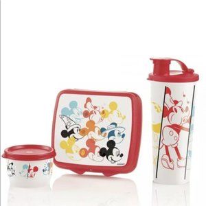 Tupperware 3 pc Mickey Mouse Lunch set
